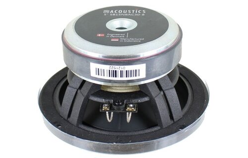 SB15NBAC30-8 5" Black Aluminum Cone Mid-bass