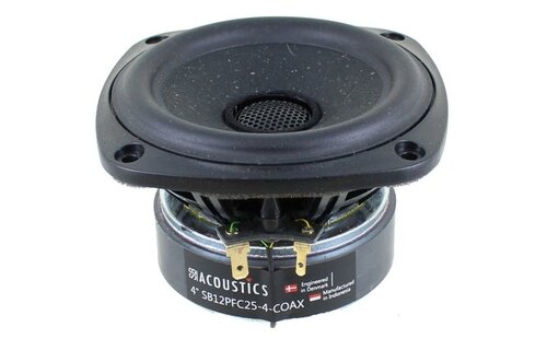SB12PFC25-4-COAX 4" Coaxial Midwoofer