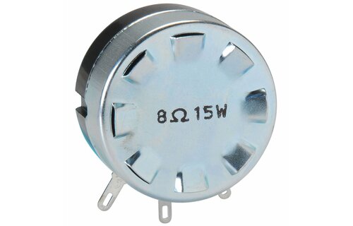 Speaker L-Pad Attenuator 15W Mono 1" Shaft 8 Ohm