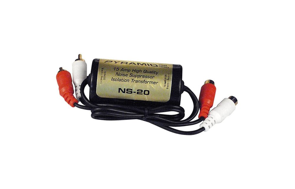 Pyramid NS20 15 Amp Noise Suppressor RCA Male to RCA Female