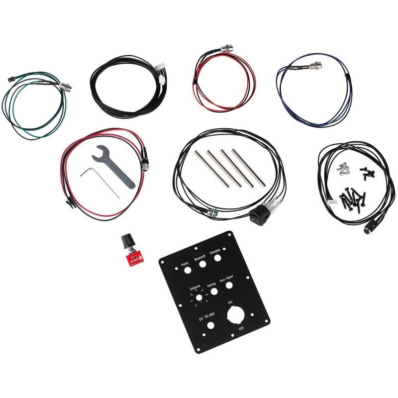 KAB-PMV3 Panel Mount for KAB-v3 Boards with Function, LED, and Installation Kit