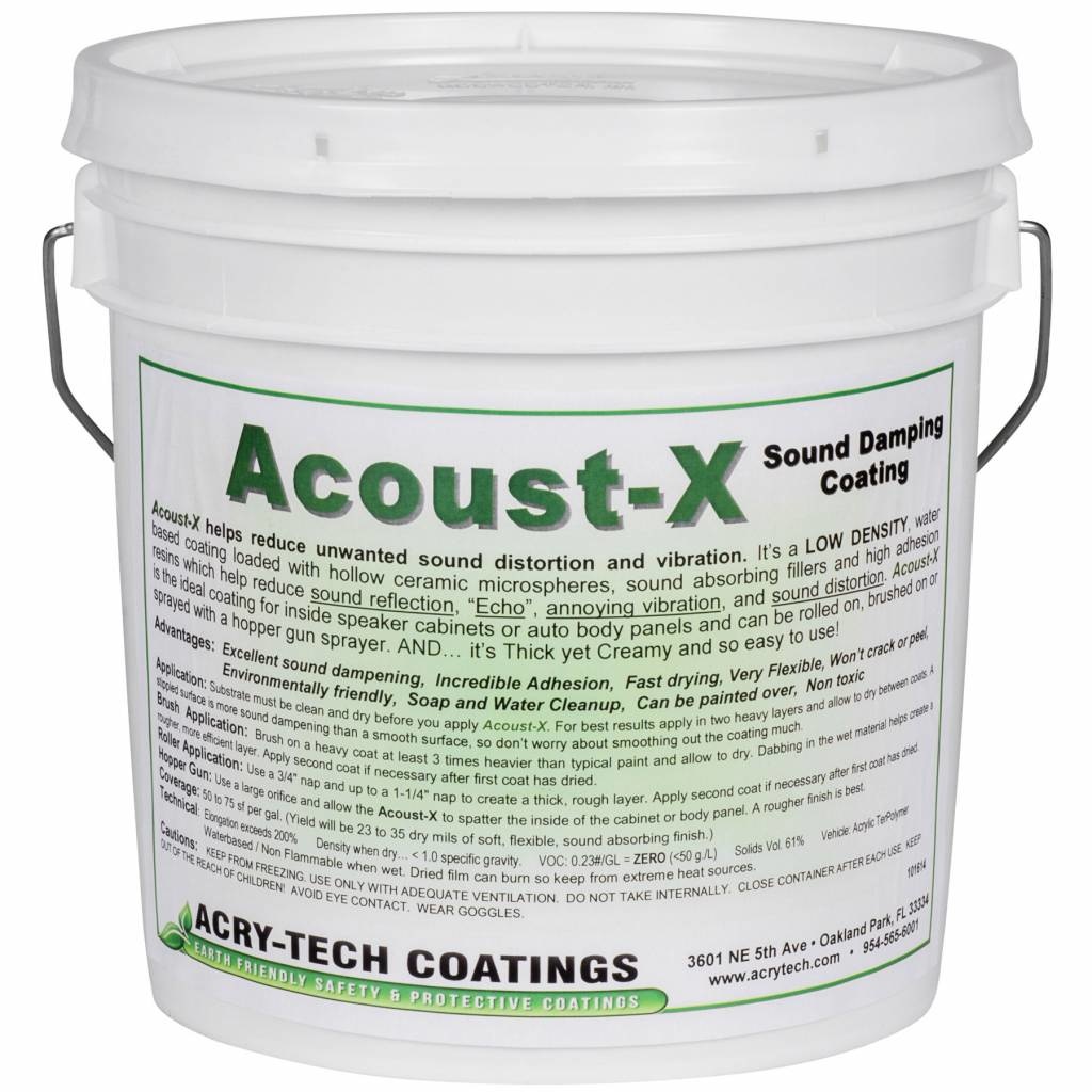 Acoust-X 3,3kg Absorption Coating Paintable Damping Material