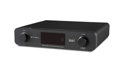 A6 High Resolution IcePower 2x40W class D amplifier with DAC and headphone amplifier