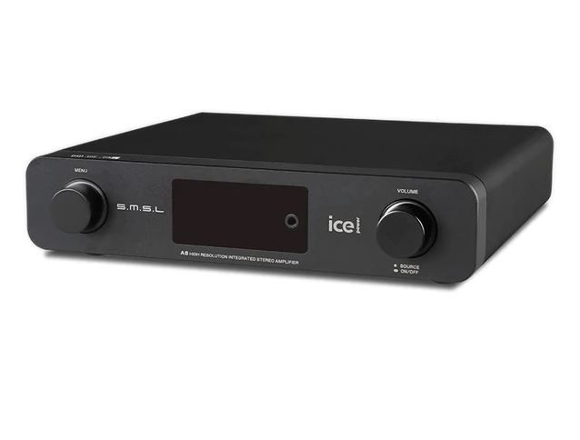 A6 High Resolution IcePower 2x40W class D amplifier with DAC and headphone amplifier
