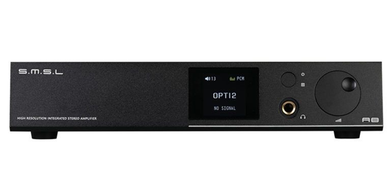 A8 High Resolution IcePower 2x125W class D amplifier with DAC and headphone amplifier