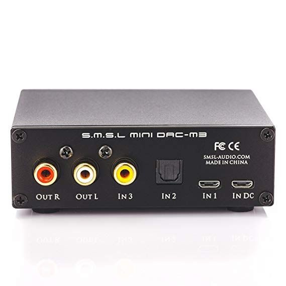 M3 USB DAC with Headphone Amplifier