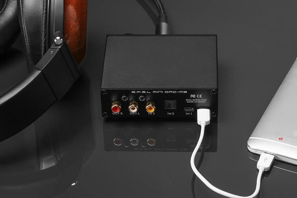 M3 USB DAC with Headphone Amplifier
