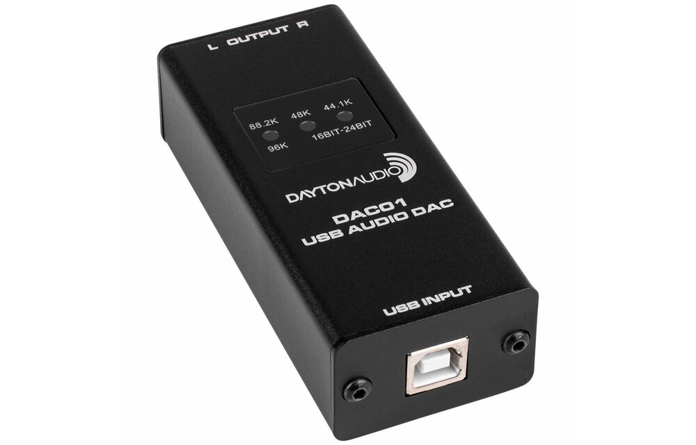 DAC01 USB Audio DAC 24-bit/96 kHz RCA Output