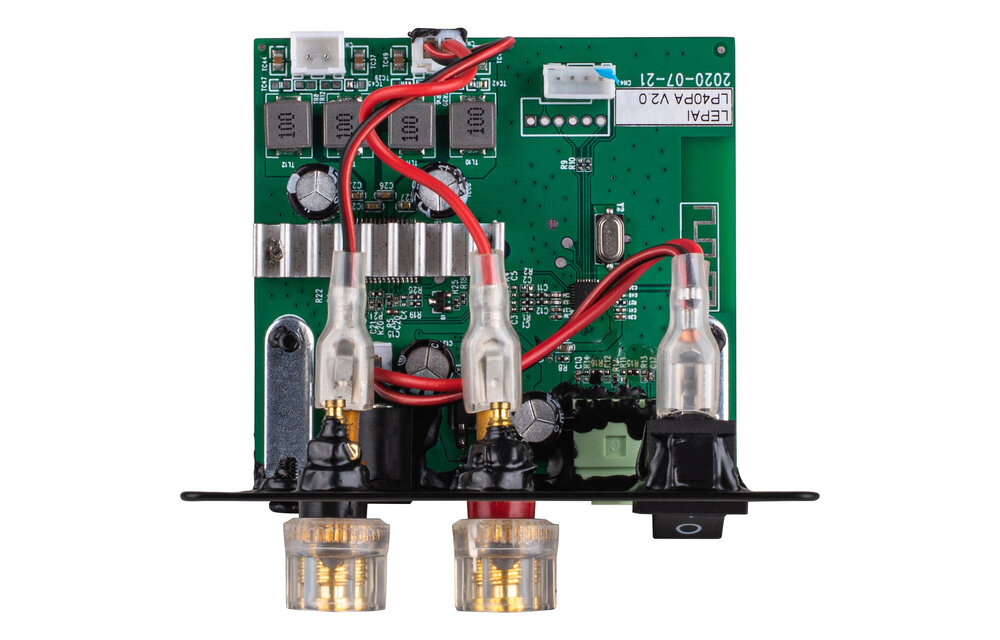 LP40PA 40W Mini Plate Amplifier Bluetooth Aux 3.5mm Input and Control Panel