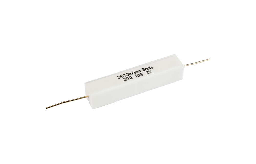 20 Ω | 10 W | 2% | Precision Audio Grade Resistor