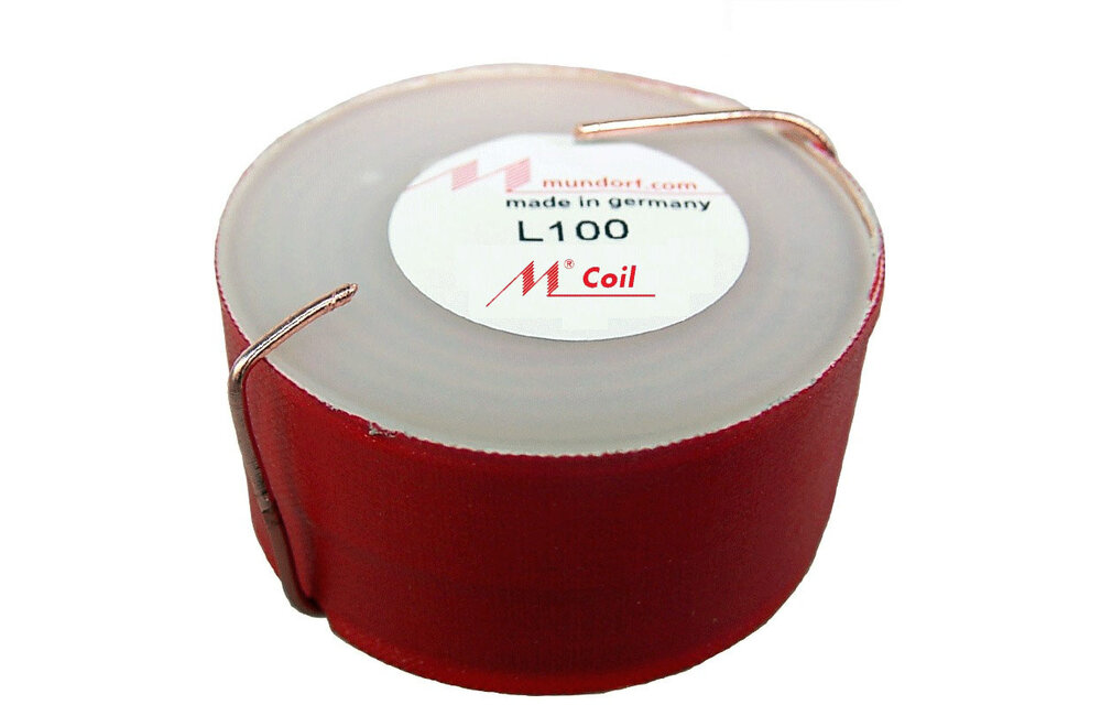 L100-0,12 | 0,12 mH | 0,15 Ω | 2% | 18 AWG | MCoil AirCore crossover coil