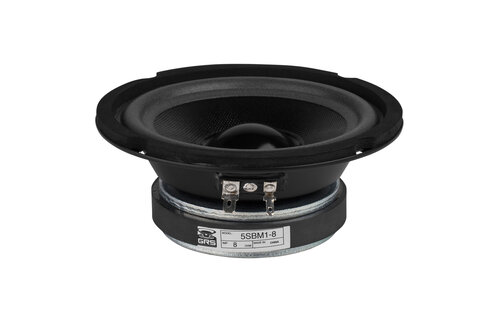 5SBM1-8 5-1/4" Sealed Back Replacement  Midrange with 1" Voice Coil 8 Ohm