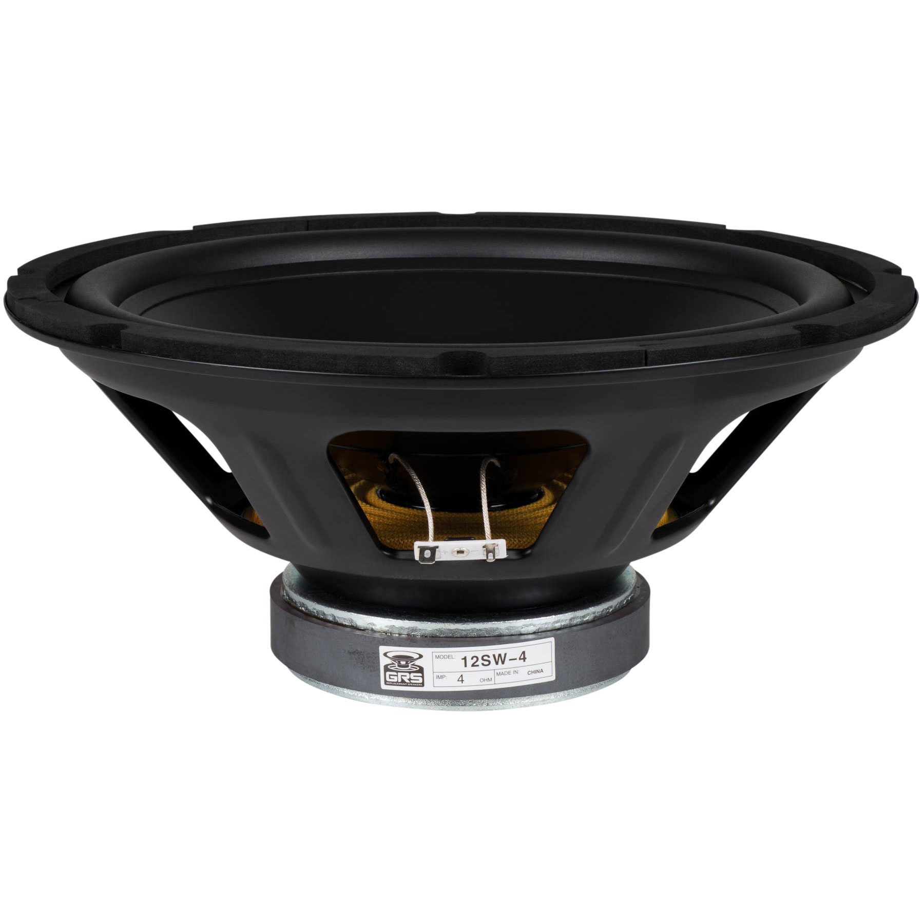 12SW-4 12" Poly Cone Subwoofer 4 Ohm