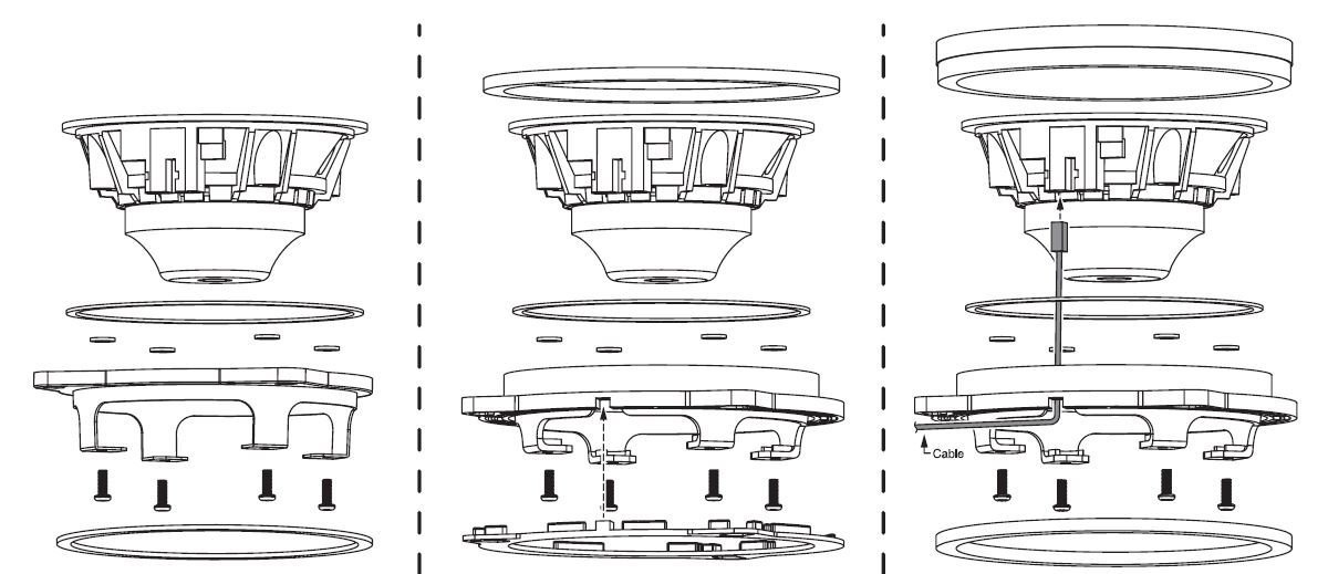 B100-4 ASD Series 4" Glass Fiber Cone Speaker Pair Upgrade Kit for Select BMW Models