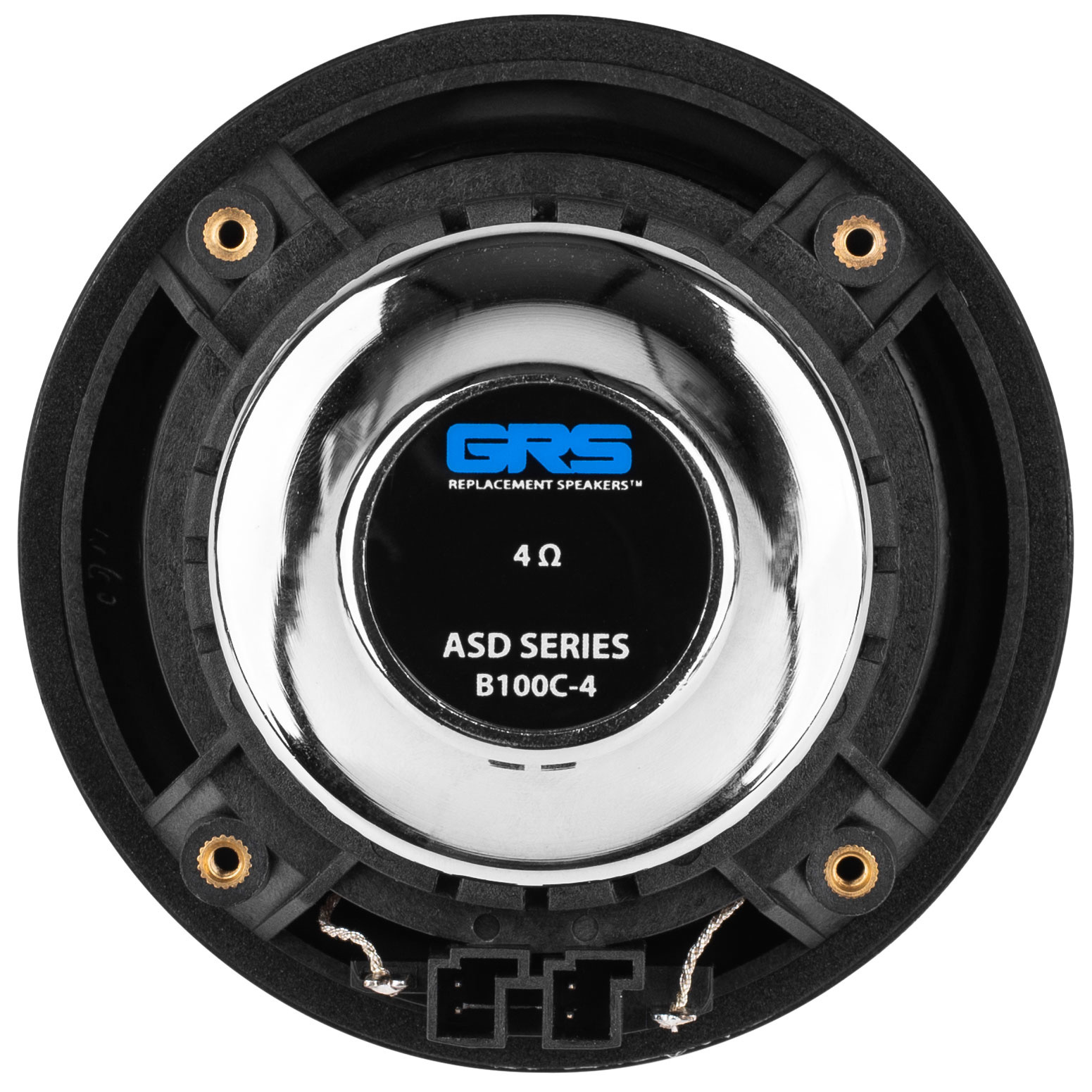 B100C-4 ASD Series 4" Glass Fiber Cone Coaxial Speaker Pair Upgrade Kit for Select BMW Models
