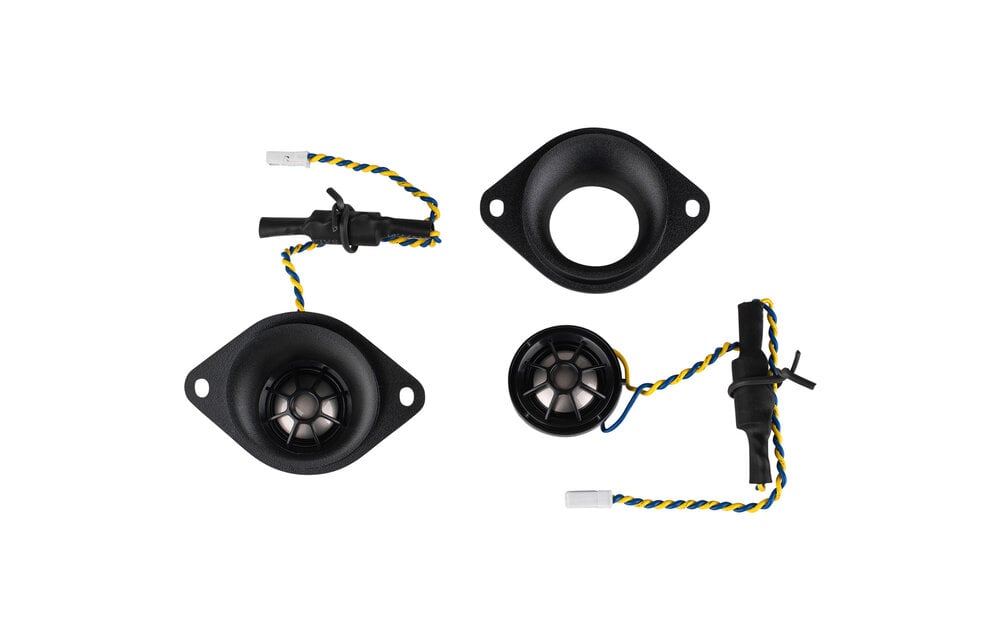 B25-4 ASD Series 1" Titanium Dome Tweeter Pair Upgrade Set for Select BMW Models