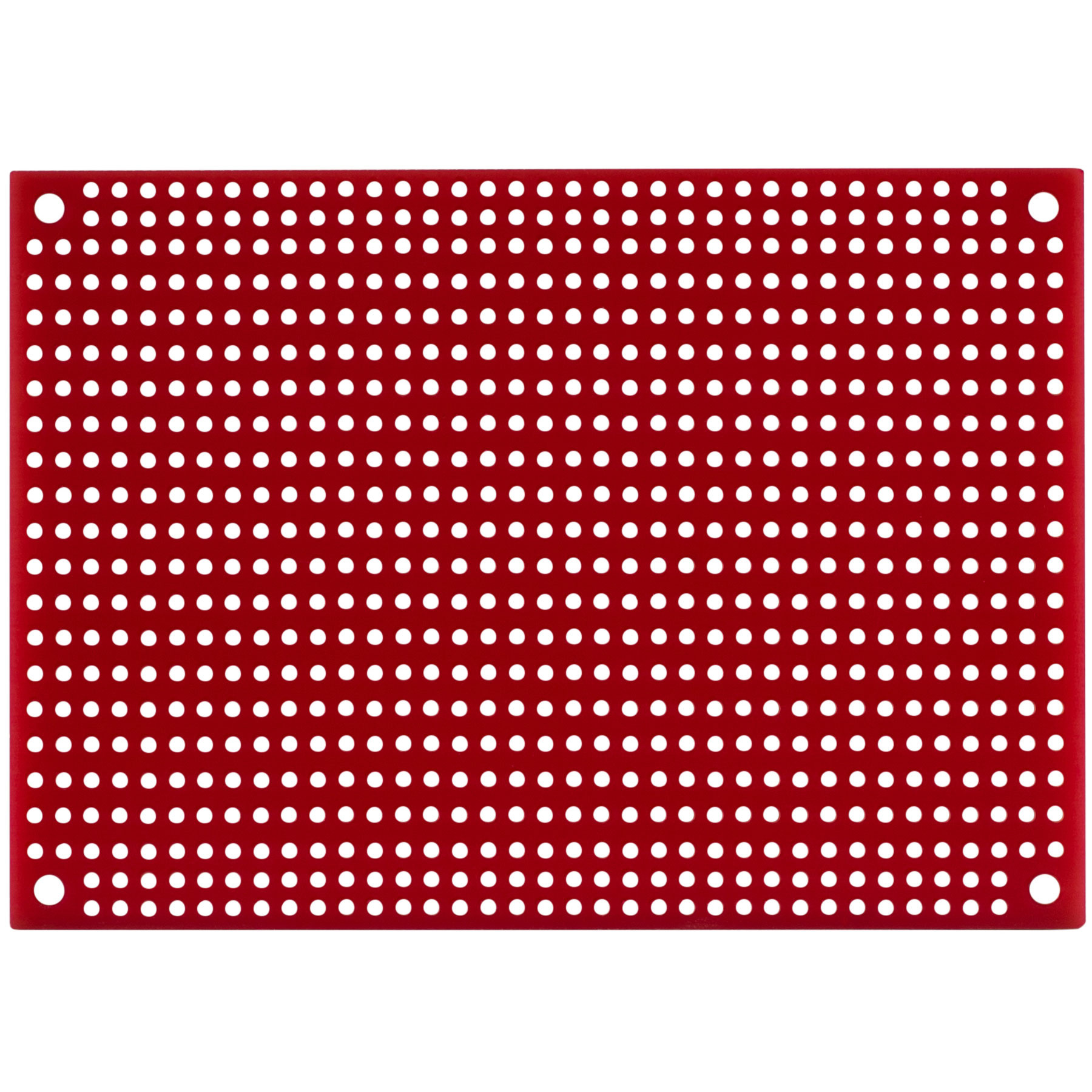 Red Perforated Crossover Board | Pair | 8,89 x 12,70 cm