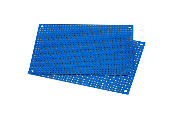 Blue Perforated Crossover Board | Pair | 8,89 x 12,70 cm