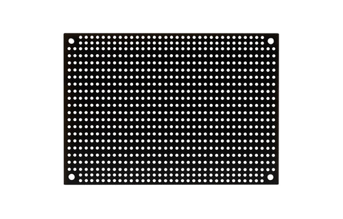 Black Perforated Crossover Board | Pair | 8,89 x 12,70 cm