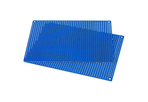 Blue Perforated Crossover Board | Pair | 12,70 x 17,78 cm