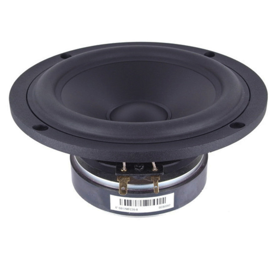 SB17MFC35-8 6" Poly Cone Woofer 8 ohm