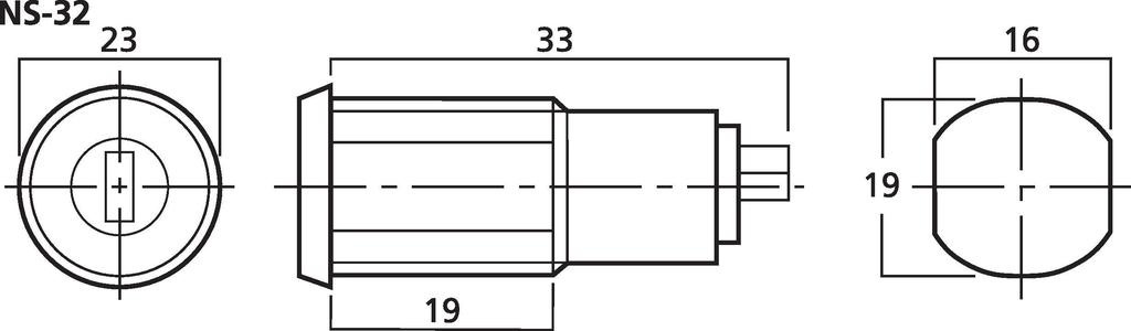 NS-32 Momentary Key Switch
