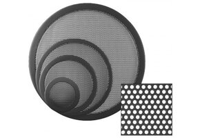 Decorative Speaker Grill | Round Perforation | Sizes: 3" to 12"