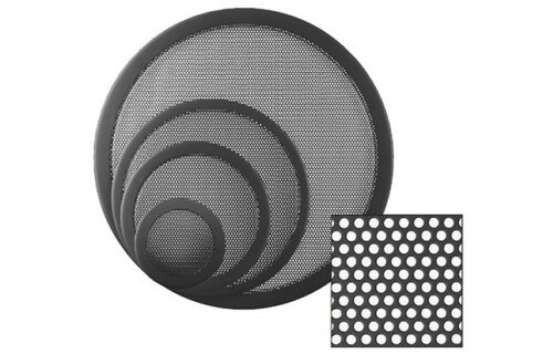 Decorative Speaker Grill | Round Perforation | Sizes: 3" to 12"