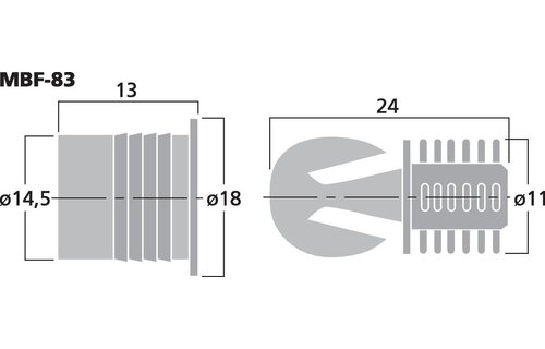 MBF-83 Frame Dowel For Speakers