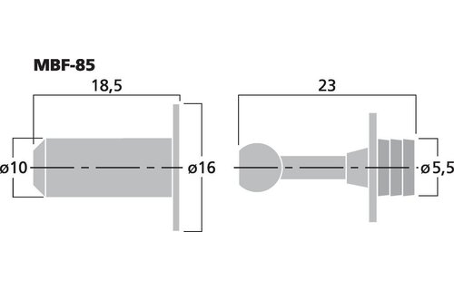 MBF-85 Frame Dowel For Speakers