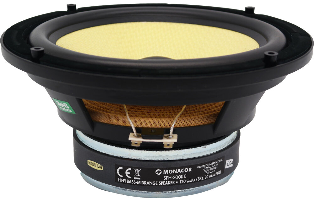 SPH-200KE 8" Kevlar Cone Midwoofer 8 Ohm