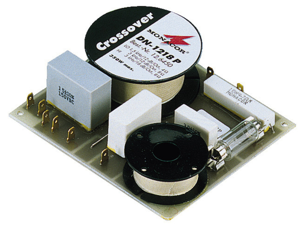 DN-1218P 2-Way Speaker Crossover 3,000 Hz w/Tweeter protection