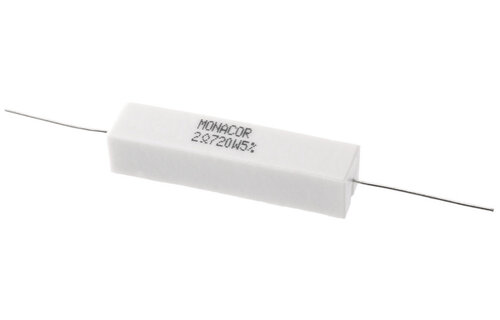 LSR-27/20 | 2,7 Ω | 20 W | 5% | High-Power Cement Resistor
