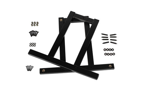 OS-2HD Outrigger Speaker Spike Set Heavy Duty with Black Steel Base 2 Pcs.