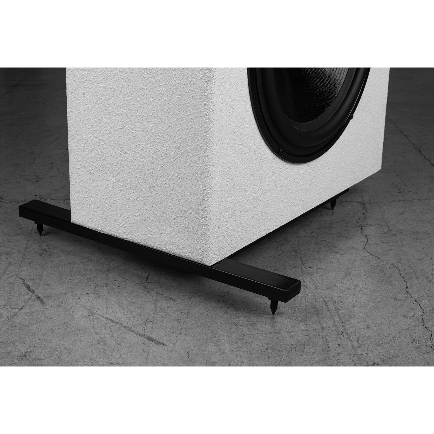 OS-2HD Outrigger Speaker Spike Set Heavy Duty with Black Steel Base 2 Pcs.