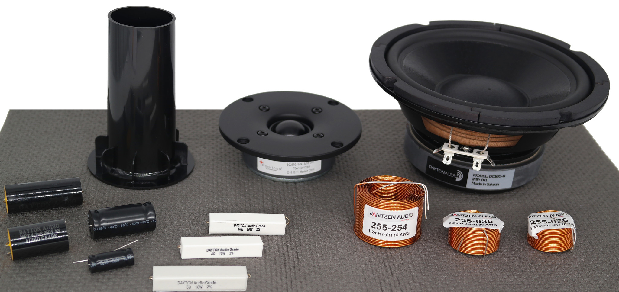 Classix II MT Bookshelf Speaker Kit Components Only