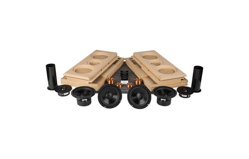 TriTrix MTM Speaker Components And Cabinet Kit Pair