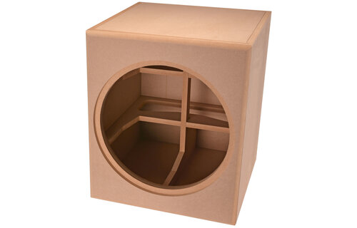 Knock-Down MDF 4.0 cu. ft. Subwoofer Cabinet for Dayton Audio 18" Reference Series HO