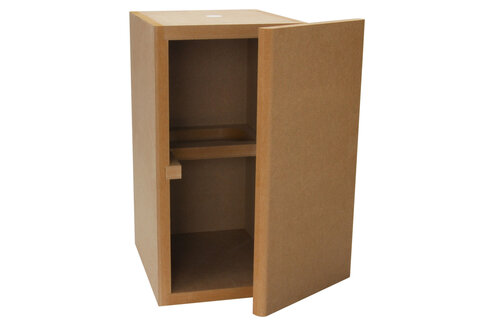 Knock-Down MDF 15,9 L Bookshelf Speaker Cabinet