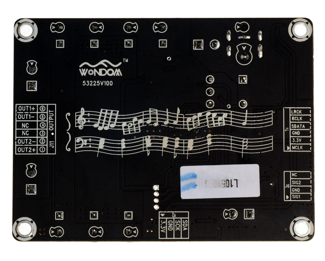 AA-AB32256 2 X 30W TAS5754 Digital Input Class D Audio Amplifier Board & DAC