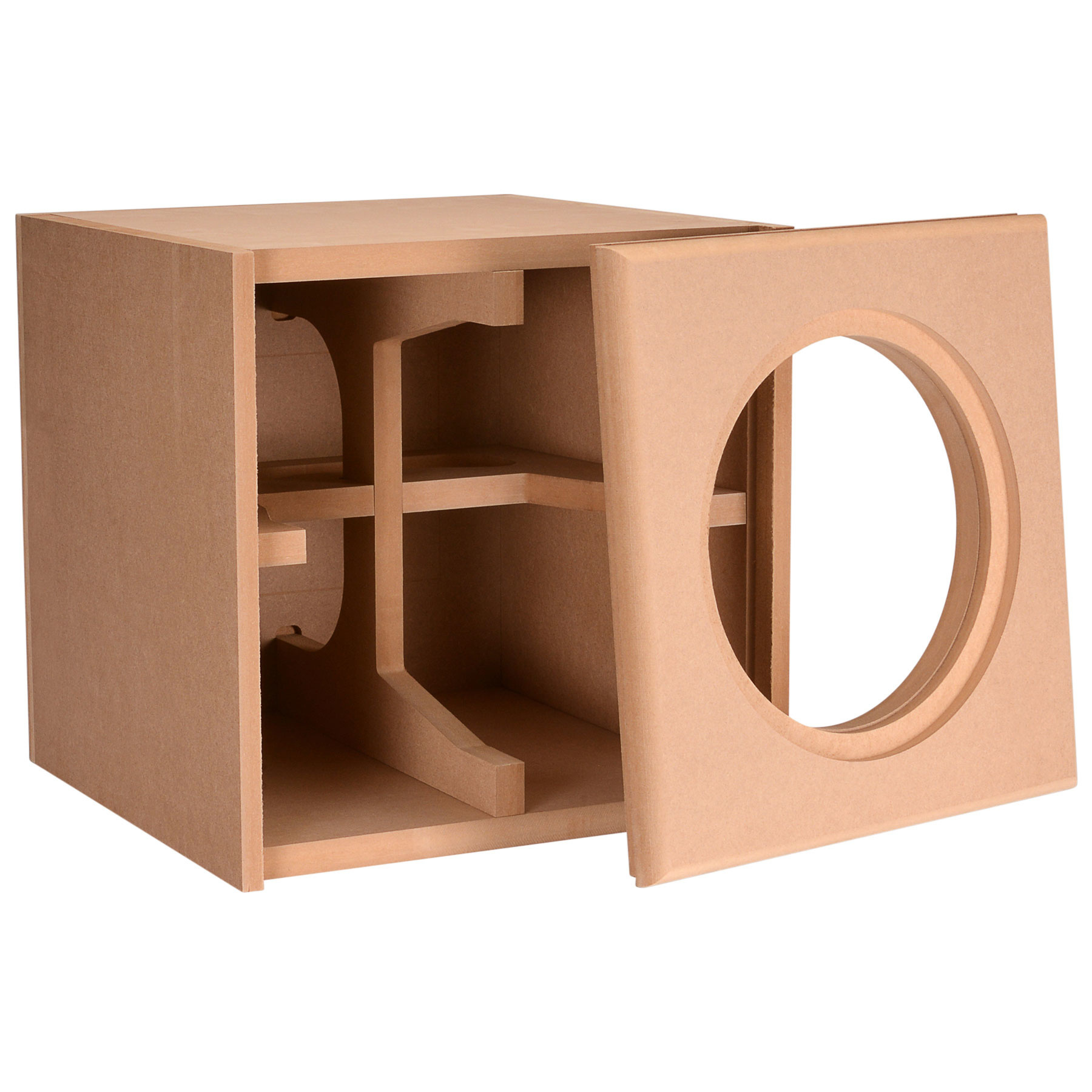 Knock-Down MDF 1.0 cu. ft. Subwoofer Cabinet for Dayton Audio 10" Reference Series HO