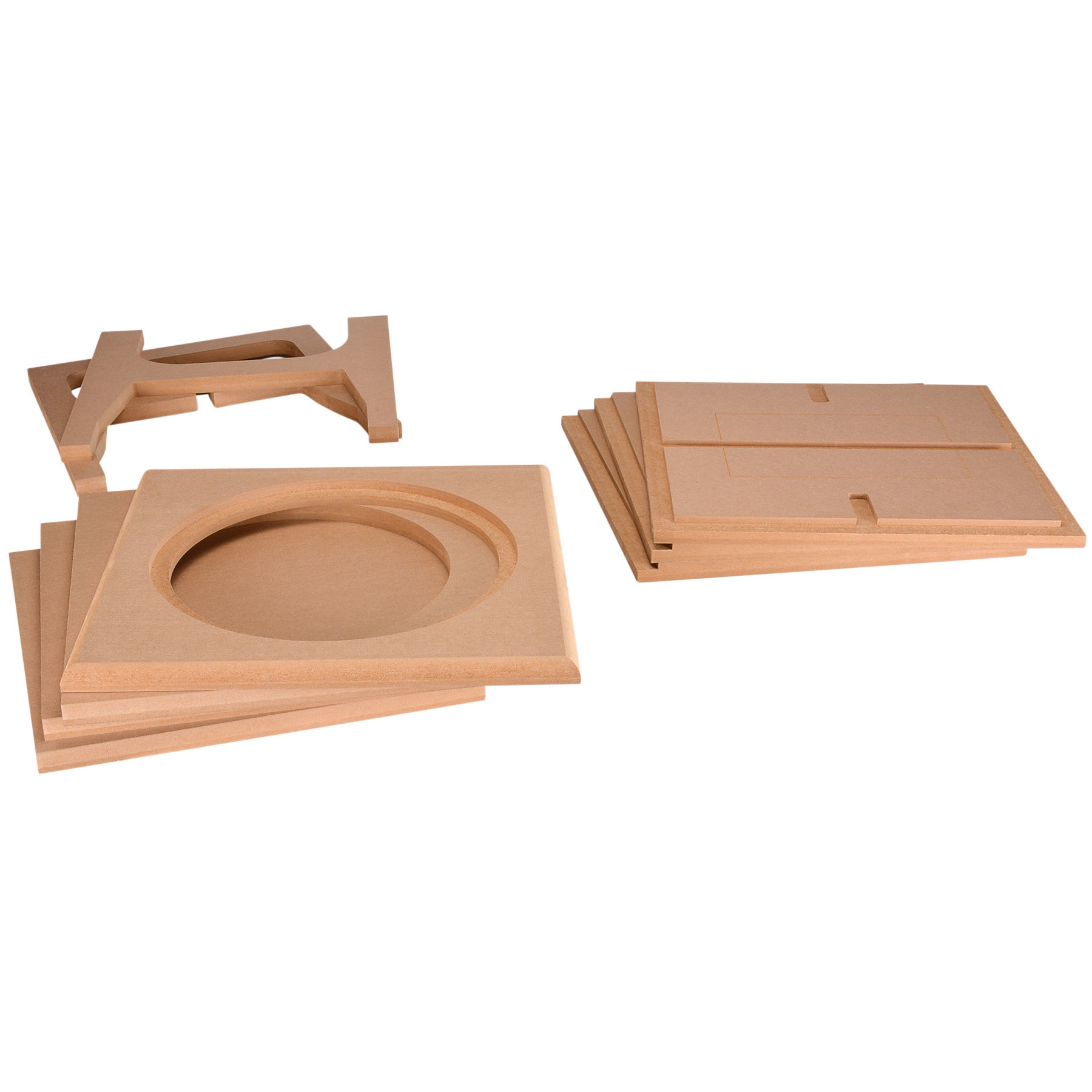 Knock-Down MDF 1.5 cu. ft. Subwoofer Cabinet for Dayton Audio 12" Reference Series HO