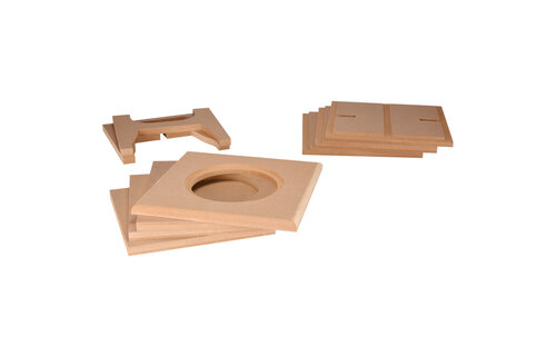 Knock-Down 0.75 cu. ft. MDF Subwoofer Cabinet for Dayton Audio 8" Ultimax Subwoofer