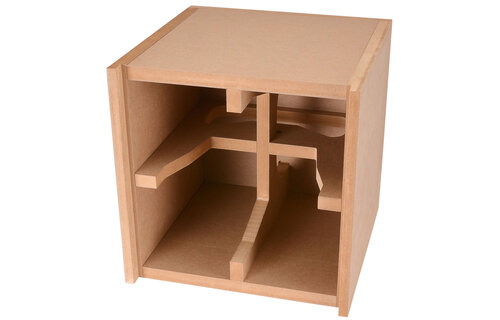 Knock-Down 0.75 cu. ft. MDF Subwoofer Cabinet for Dayton Audio 8" Ultimax Subwoofer