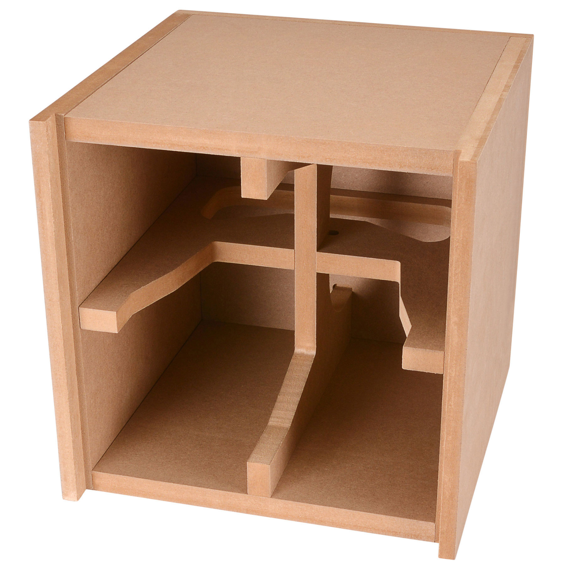 Knock-Down 0.75 cu. ft. MDF Subwoofer Cabinet for Dayton Audio 8" Ultimax Subwoofer