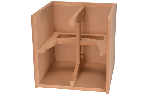 Knock-Down MDF 1.25 cu. ft. Subwoofer Cabinet for 10" Subwoofers