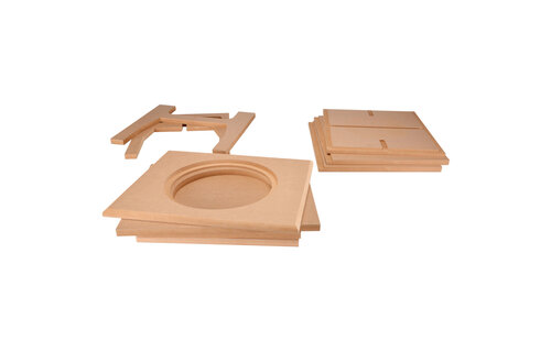 Knock-Down MDF 2.0 cu. ft. Subwoofer Cabinet for Dayton Audio 12" Ultimax Subwoofer