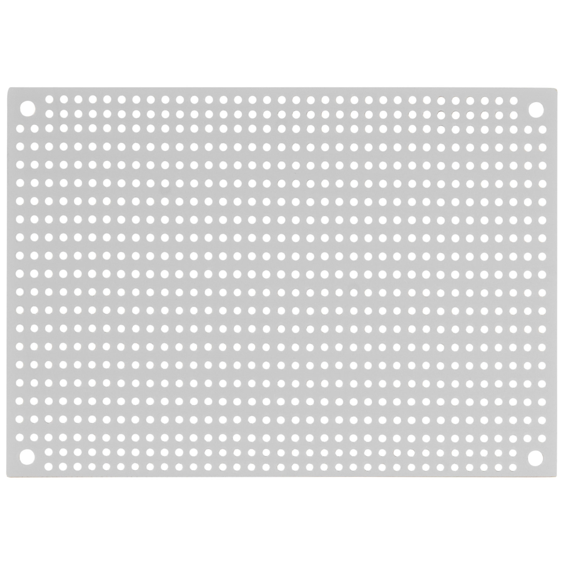 White Perforated Crossover Board | Pair | 8,89 x 12,70 cm