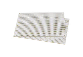 White Perforated Crossover Board | Pair | 12,70 x 17,78 cm