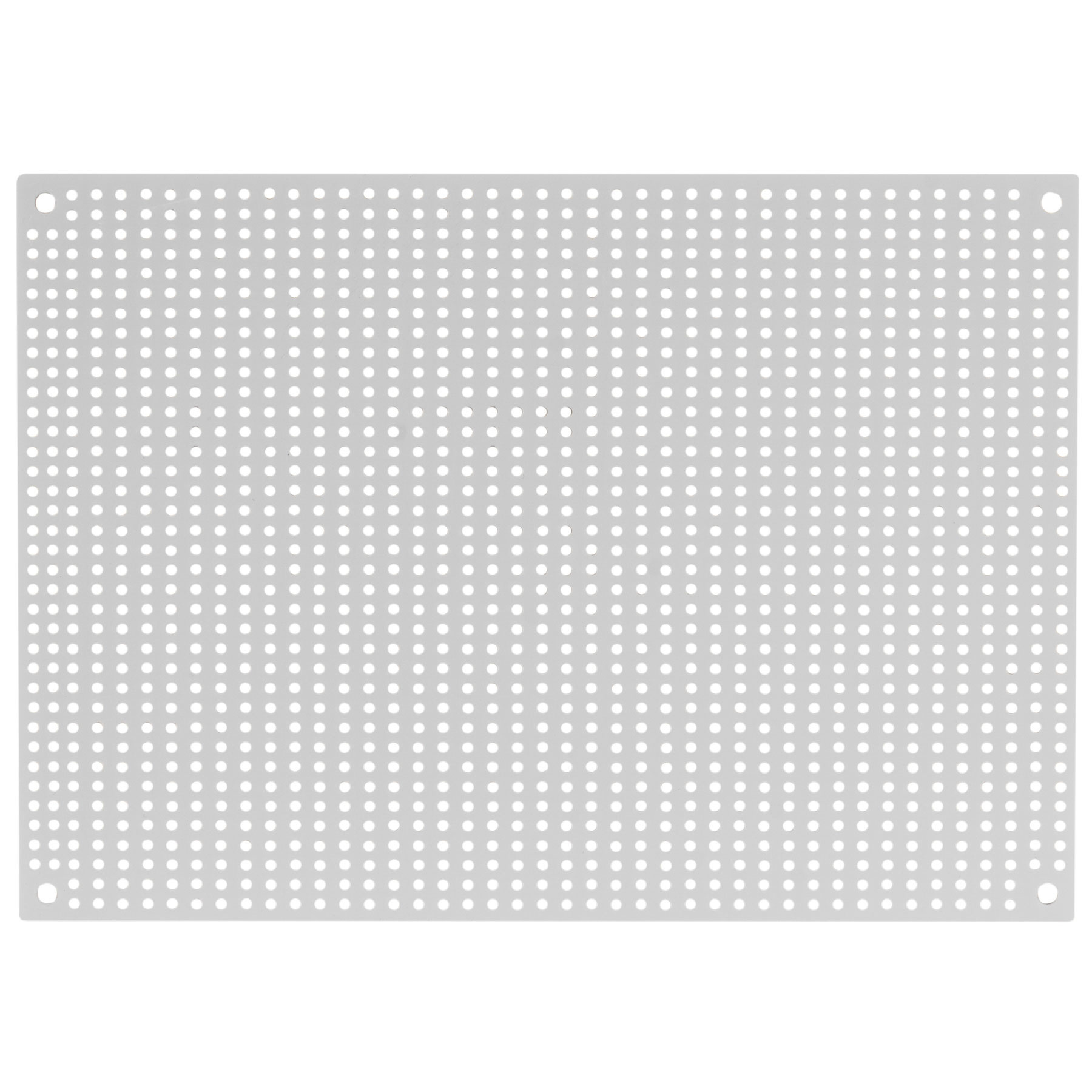 White Perforated Crossover Board | Pair | 12,70 x 17,78 cm